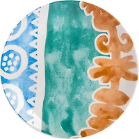 Tia Mowry 12 Piece Fine Ceramic Dinnerware Set, Blue