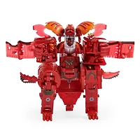 Bakugan, GeoForge Dragonoid, 7 en 1, inclut un Dragonoid True Metal exclusif et 6 Bakugan Geogan à collectionner, jouets pour garçons