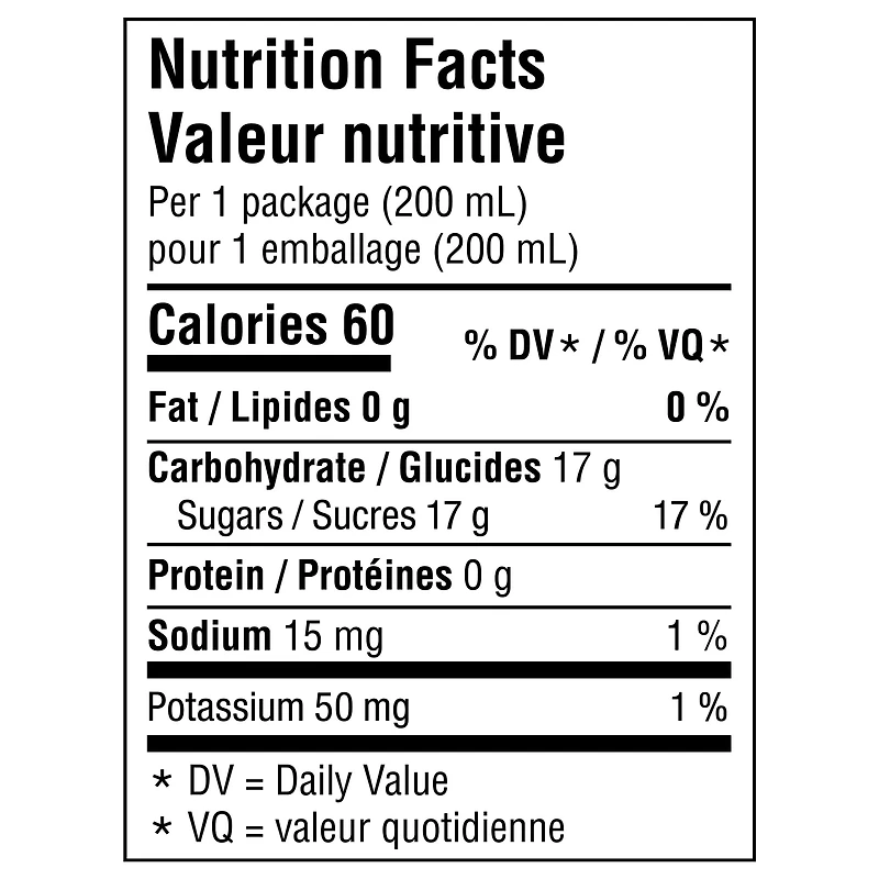 Fuze thé glacé au citron, 200 ml, paquet de 10