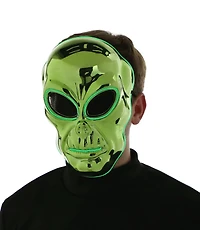 Façon de célébrer adulte unisexe Halloween EL fil espacé masque accessoire de déguisement Taille unique