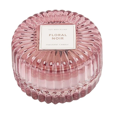 Bougie en verre Anko Floral Noir BOUGIE PARFUMÉE