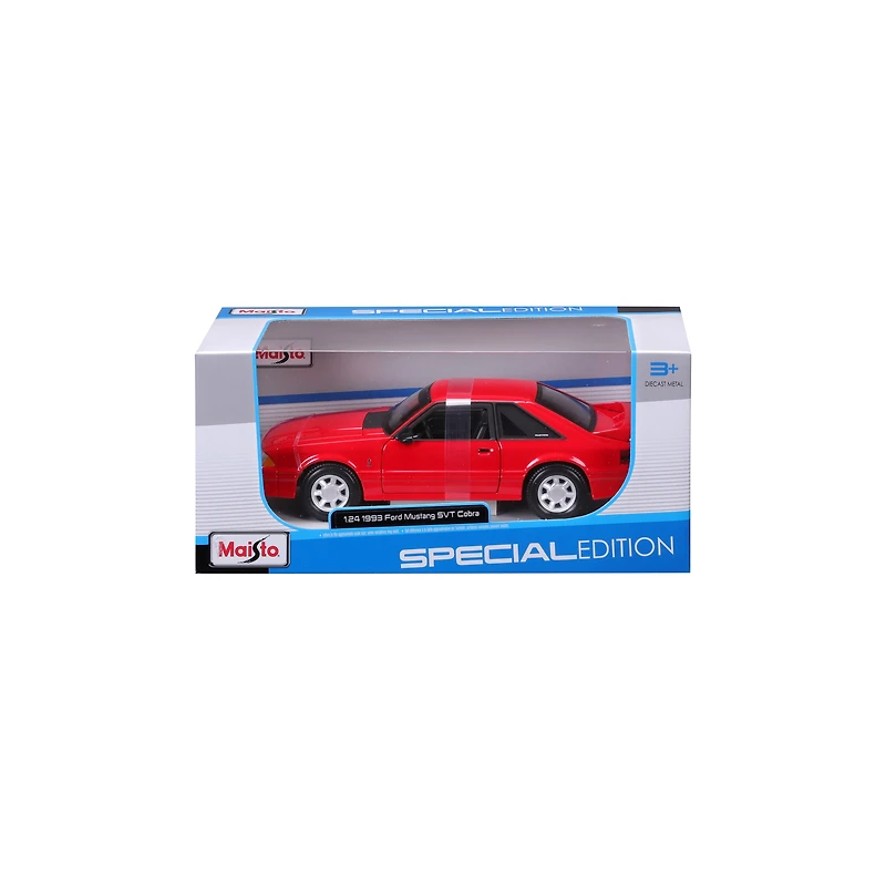 Collection de véhicules spéciaux moulés sous pression Maisto 1:24 - Ford Mustang SVT Cobra 1993