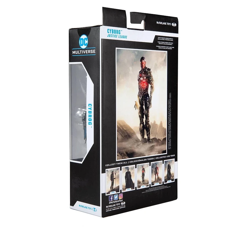 McFarlane Toys - DC Multiverse - Film Justice League - Cyborg Figurine 7 pouces