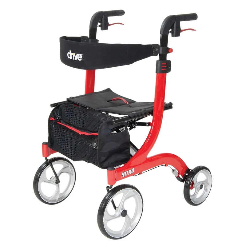 Déambulateur à roulettes Nitro de style européen pour confort et mobilité de Drive Medical