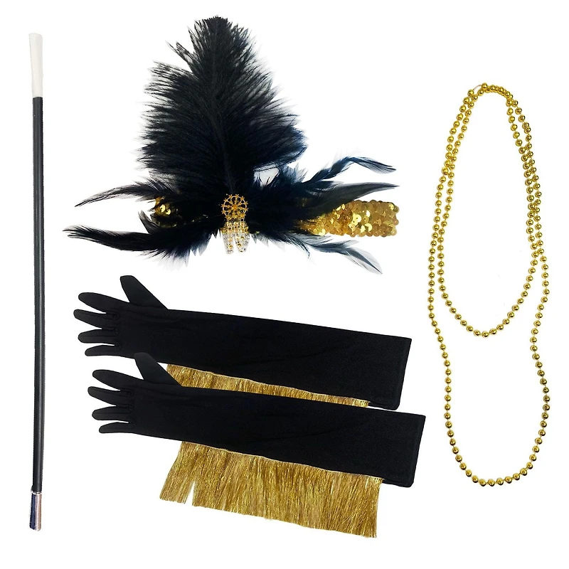 Façon de célébrer! Kit d'habillage d'Halloween pour adulte, or