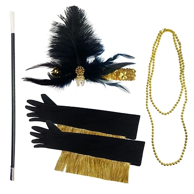 Façon de célébrer! Kit d'habillage d'Halloween pour adulte, or