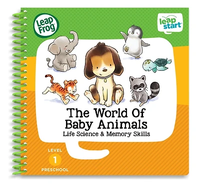 LeapFrog LeapStart Les bébés animaux - Version anglaise Deviens incollable sur les bébés animaux avec le livre Les bébés animaux pour le lecteur interactif LeapStartMC.