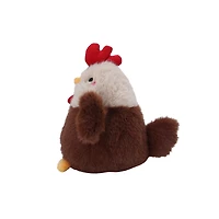 Façon de célébrer pâques Polyester 8 pouces, jouets en peluche de poulet brun -- Brown