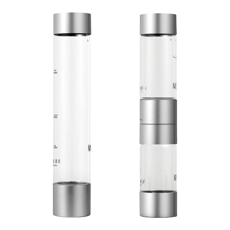 Pack de bouteilles d'eau Ultima Cosa 3 sans BPA - Argent