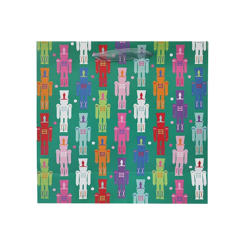 Holiday Time Christmas Sacs cadeaux en papier imprimé, 1 pièce, casse-noisettes HOLIDAY TIME PL SAC-CADEAU CASS-NOI