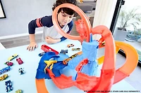 Hot Wheels Coffret de jeu Évasion du Volcan