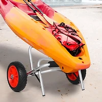 Soozier Kayak Cart Canoe Carrier Trolley Trolley Transport NO-Flat Wheel