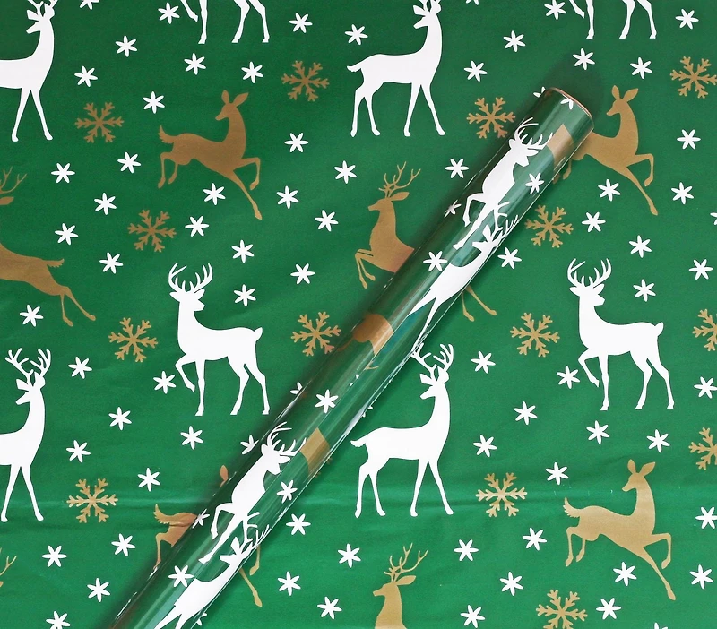 Holiday Time Christmas Wrapping Paper 8 Rolls Assortment, Quantity 144 square feet