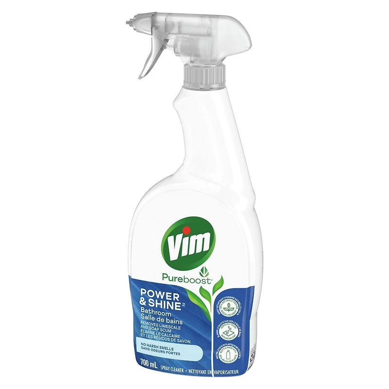 Vim Power & Shine Bathroom Spray Cleaner, 700 ml Spray Cleaner