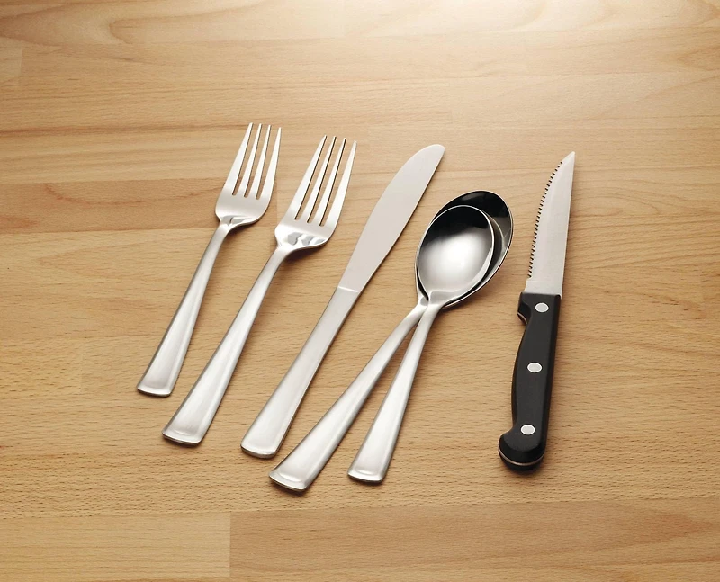 Cambridge Anita Mirror 48 Piece Flatware Set, 48 Piece Set