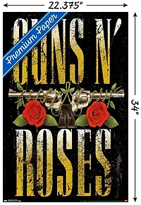 Guns N' Roses - Stacked Logo Wall Poster
