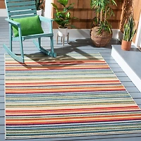 SAFAVIEH Cabana Siomha Striped Outdoor Area Rug