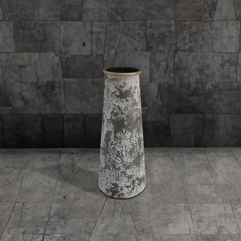 Metal Vase 32" Oxy