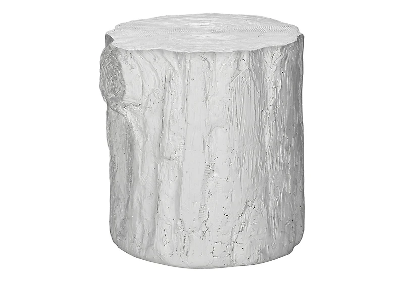 Monarch Specialties - Table D'Appoint, 25"H, Intérieur Ou Extérieur, Tambour, Bout, Table De Nuit, Rond, Table D'Appoint, Salon, Chambre À Coucher, Blanc, Contemporain, Moderne