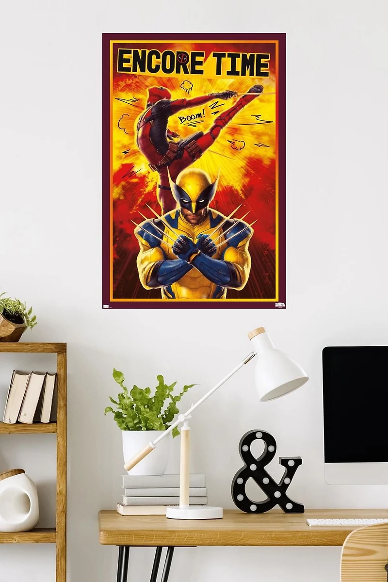 Marvel Deadpool & Wolverine - Encore Time Wall Poster, 22.375" x 34"