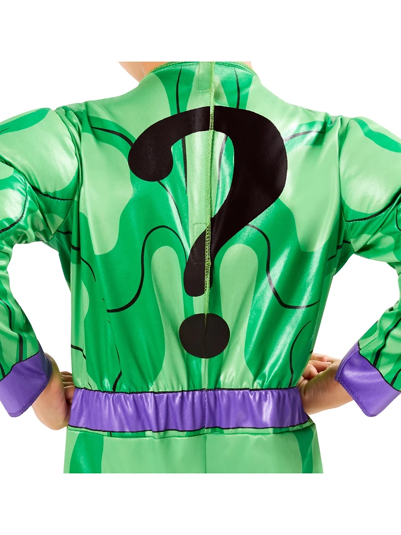 Costume Riddler avec Poitrine Musclée de DC Comics Batman pour Enfants par Rubies, pour Garçons