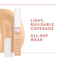 COVERGIRL - Clean Fresh Hydrating Concealer, Formulated without Parabens, Sulfates, Mineral Oil & Talc, Infused with Coconut Milk & Aloe Extracts, 100% Vegan & Cruelty-Free, Radiant & hydrating concealer