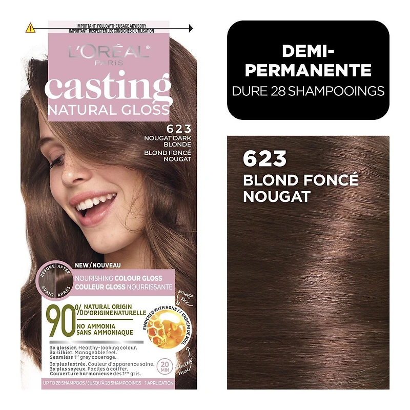 L'Oréal Paris Casting Natural Gloss Hair Dye, Demi Permanent Hair Color