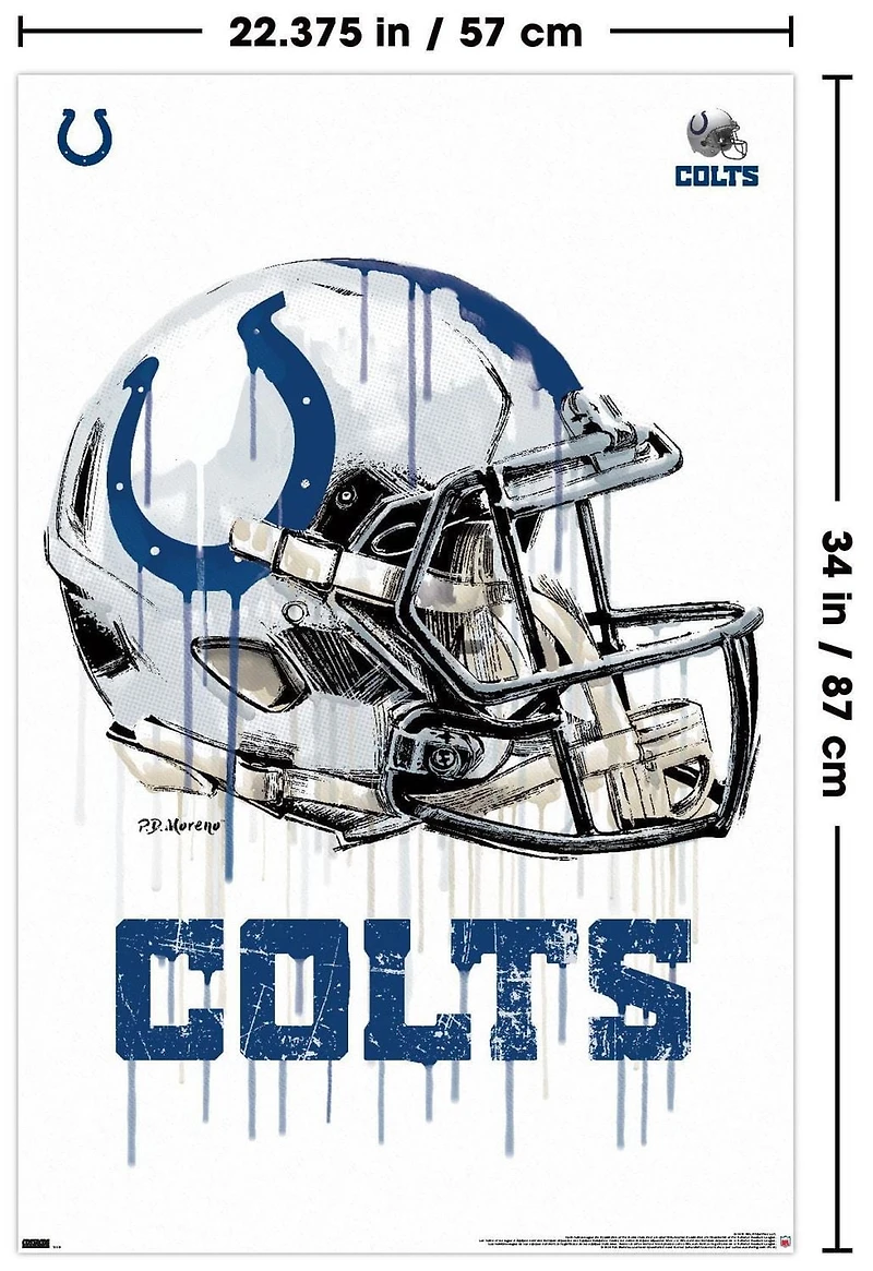 NFL Indianapolis Colts - Casque anti-goutte 20