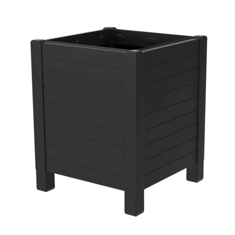 Tierra Verde 17"x17" Flora Cube Planter Black 1PK (4 panels)