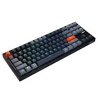 Adesso EasyTouch 1100 – Clavier mécanique compact multi-système filaire/sans fil/Bluetooth rétroéclairé VIA avec touche CoPilot AI