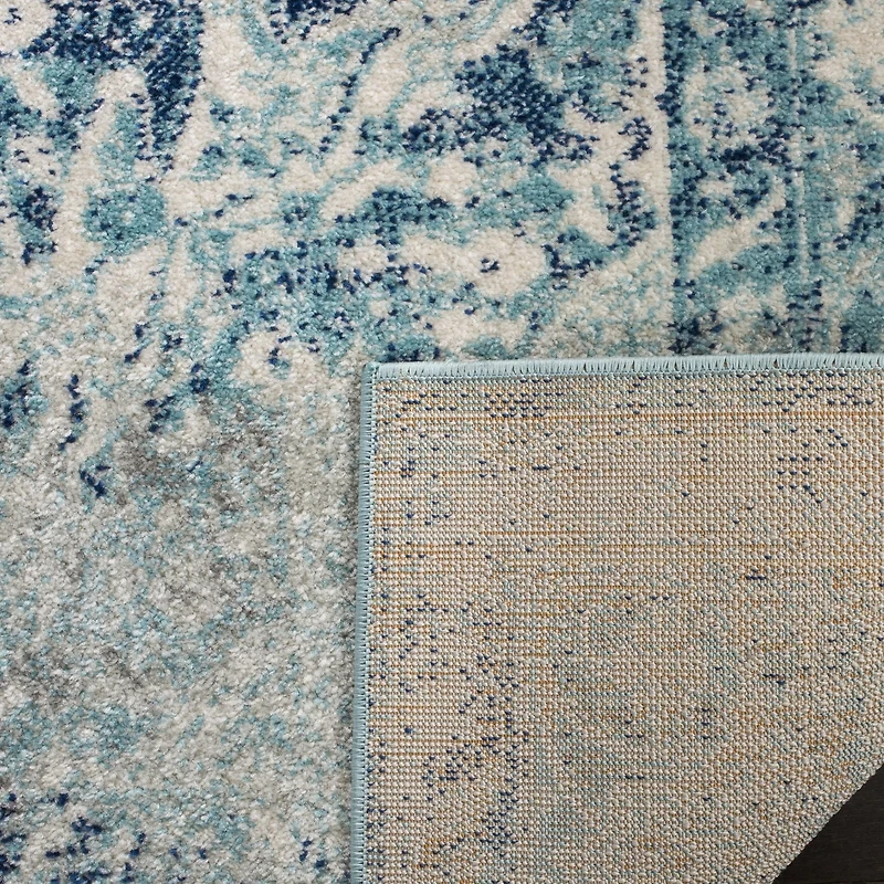 SAFAVIEH Madison Willoughby Overdyed Floral Area Rug