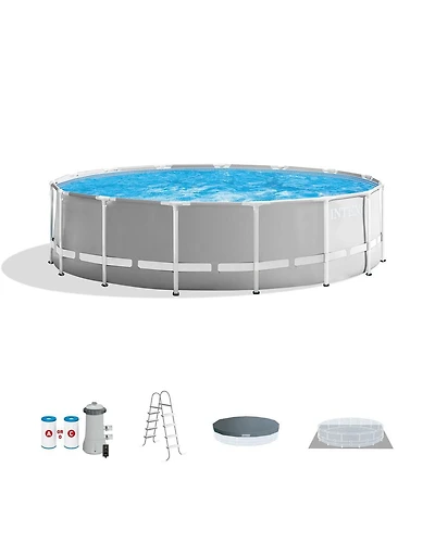 Intex Prism Frame 15 FT X 48 in Above Ground Pool Set