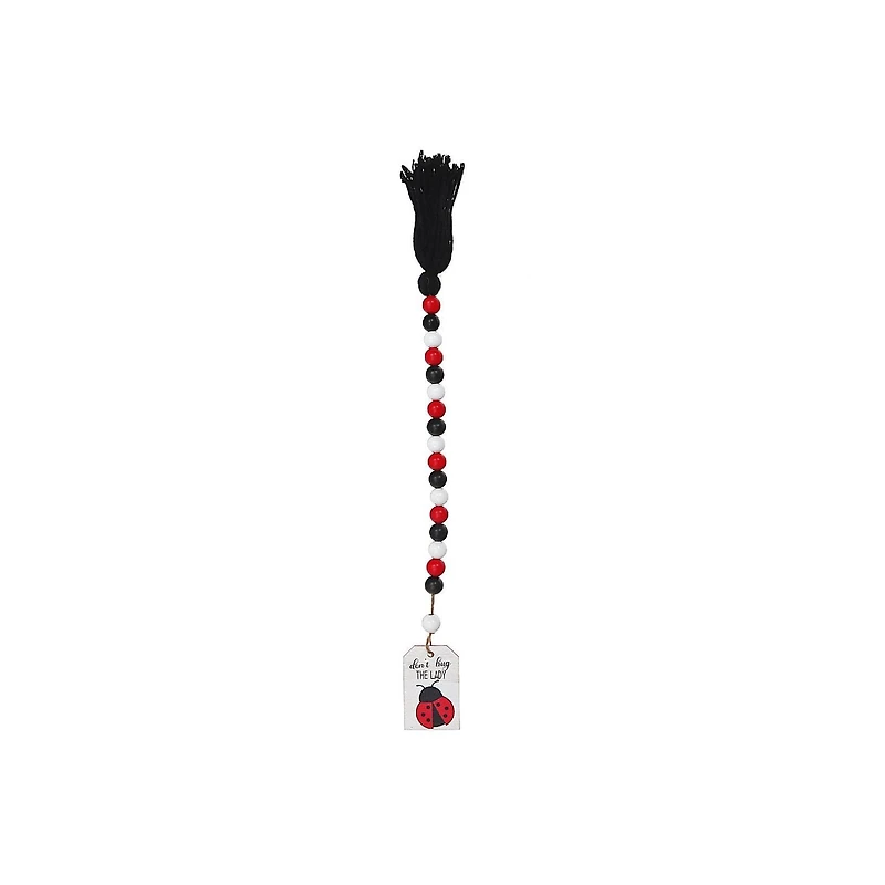 IH Casa Decor Bead Garland With "Don'T Bug The Lady" Tag - Set of 2