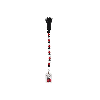 IH Casa Decor Bead Garland With "Don'T Bug The Lady" Tag - Set of 2