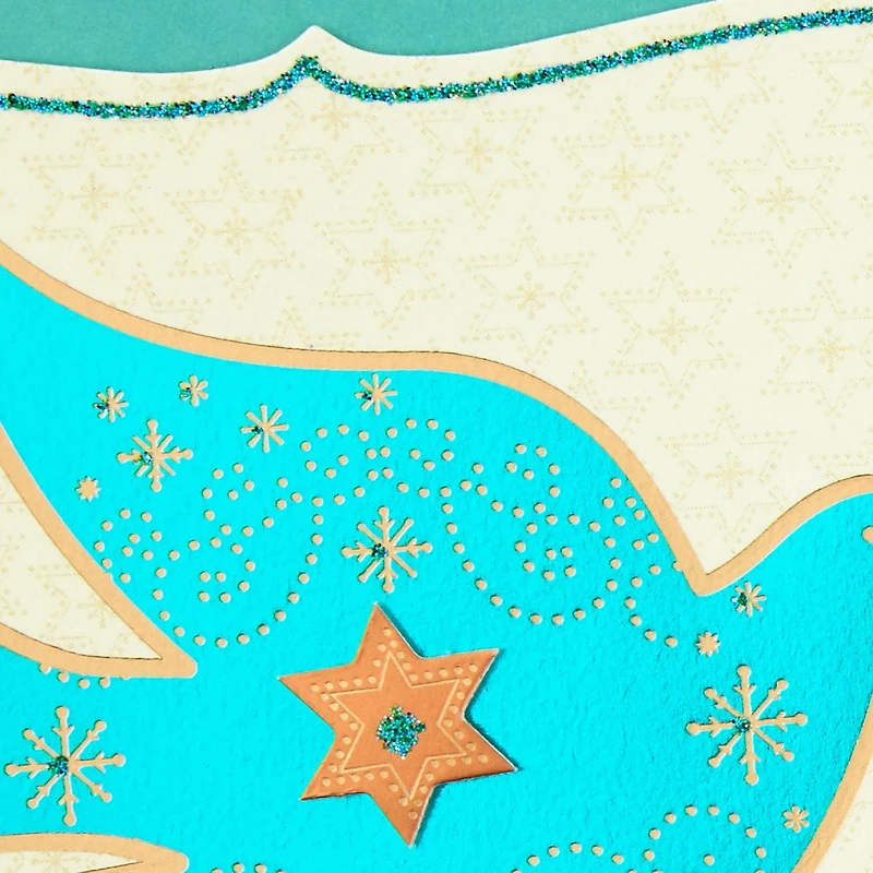Hallmark Tree of Life Pack of 2 Hanukkah Cards (Shalom, Star of David)