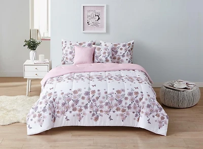 Mina Floral 3 Piece Comforter Set