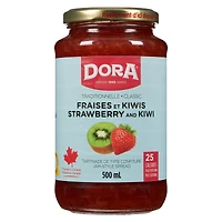 Tartinade kiwis et fraises légères