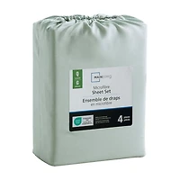 Ensemble de draps en microfibre doux et facile d'entretien Mainstays – Solide