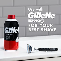 Mousse à raser pour hommes Gillette Foamy originale, parfum Original, 507g (14,9oz) 422G