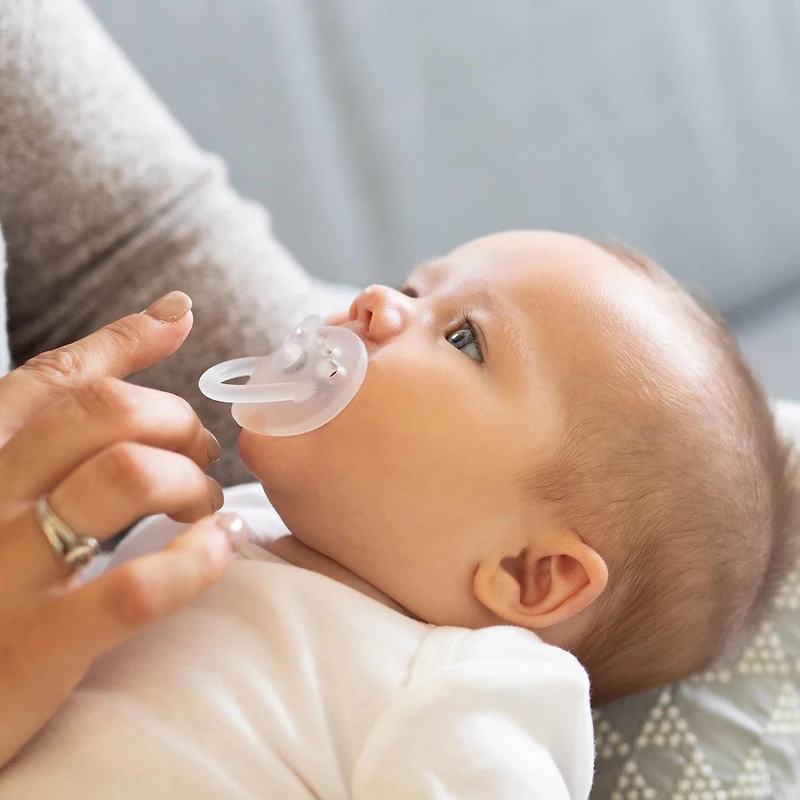 Sucette cylindrique en silicone Balance + Evenflo Feeding, phase 1