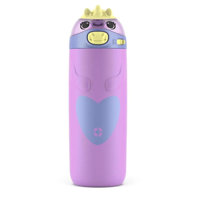 Ello Ellies 14 oz Stainless Steel Water Bottle, Unicorn