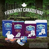 Royale Original, 2 Ply Facial Tissue, 18 Flat Boxes, 126 Tissues per Box, 2268 tissues per pack