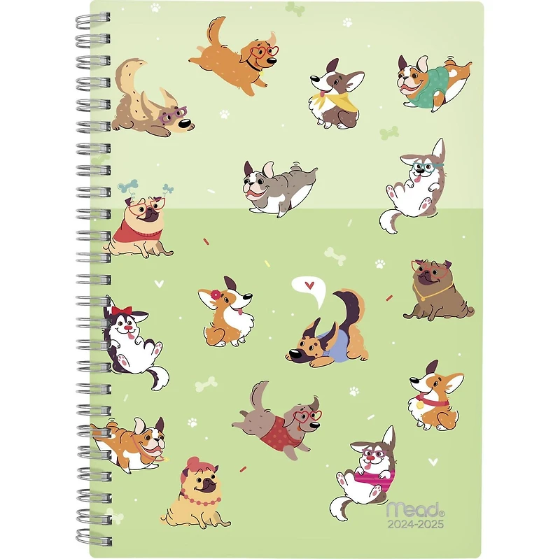 Mead 15M Hug Me Pups Small Planner, Planner