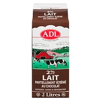 ADL Lait au chocolat 2% ADL Lait au Choc 2% Carton 2L