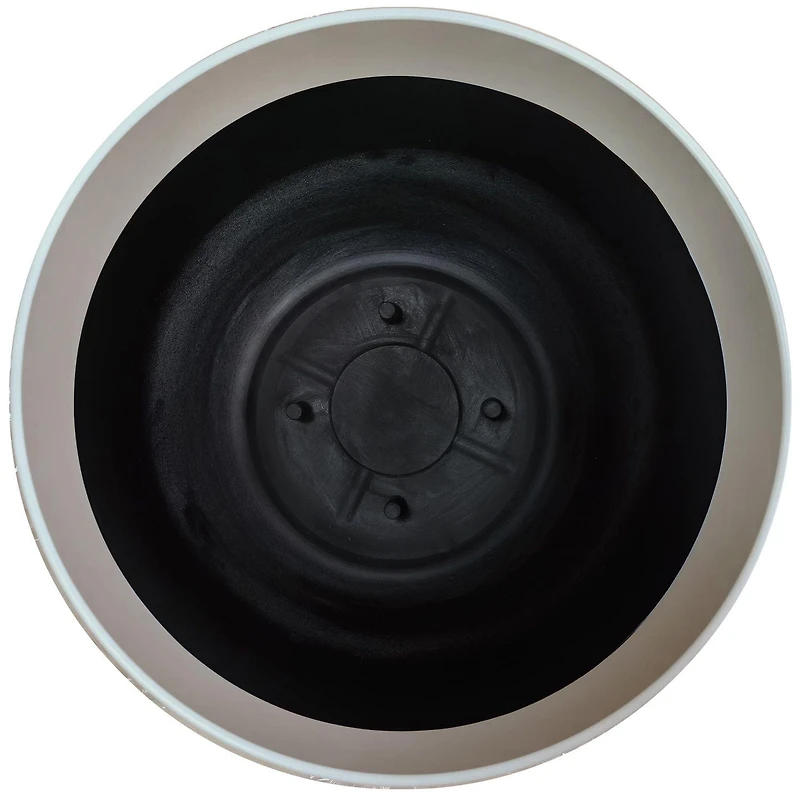 Hometrends 22in Holden Extra Large Grey Plastic Planter