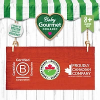 Plat préparé biologique bœuf à la bolognaise aux légumes et pâtes de Baby Gourmet Purée - 128 mL