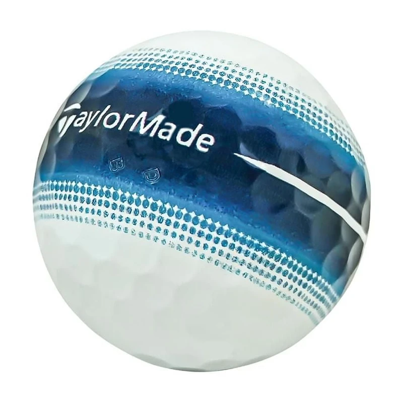 Mulligan - 60 Taylormade Tour Response Stripe 5A Mint Recycled Used Golf Balls, Blue