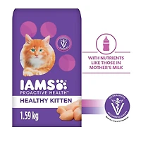 Iams Proactive Health Healthy Kitten with Chicken Dry Cat Food, 1.59kg