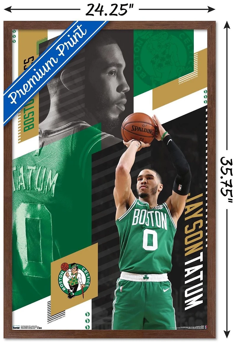 NBA Boston Celtics - Jayson Tatum 19 Wall Poster, 22.375" x 34"