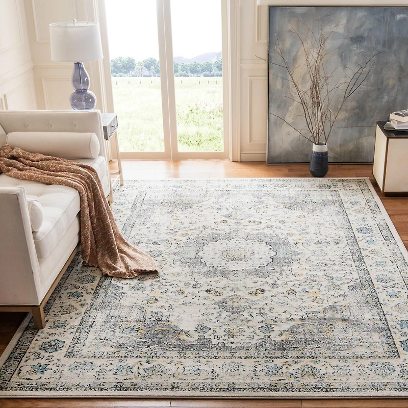 SAFAVIEH Evoke Teale Traditional Area Rug